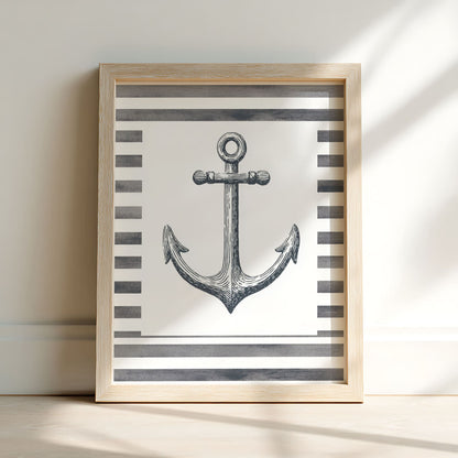 Vintage Coastal Nursery Wall Art Set of 6