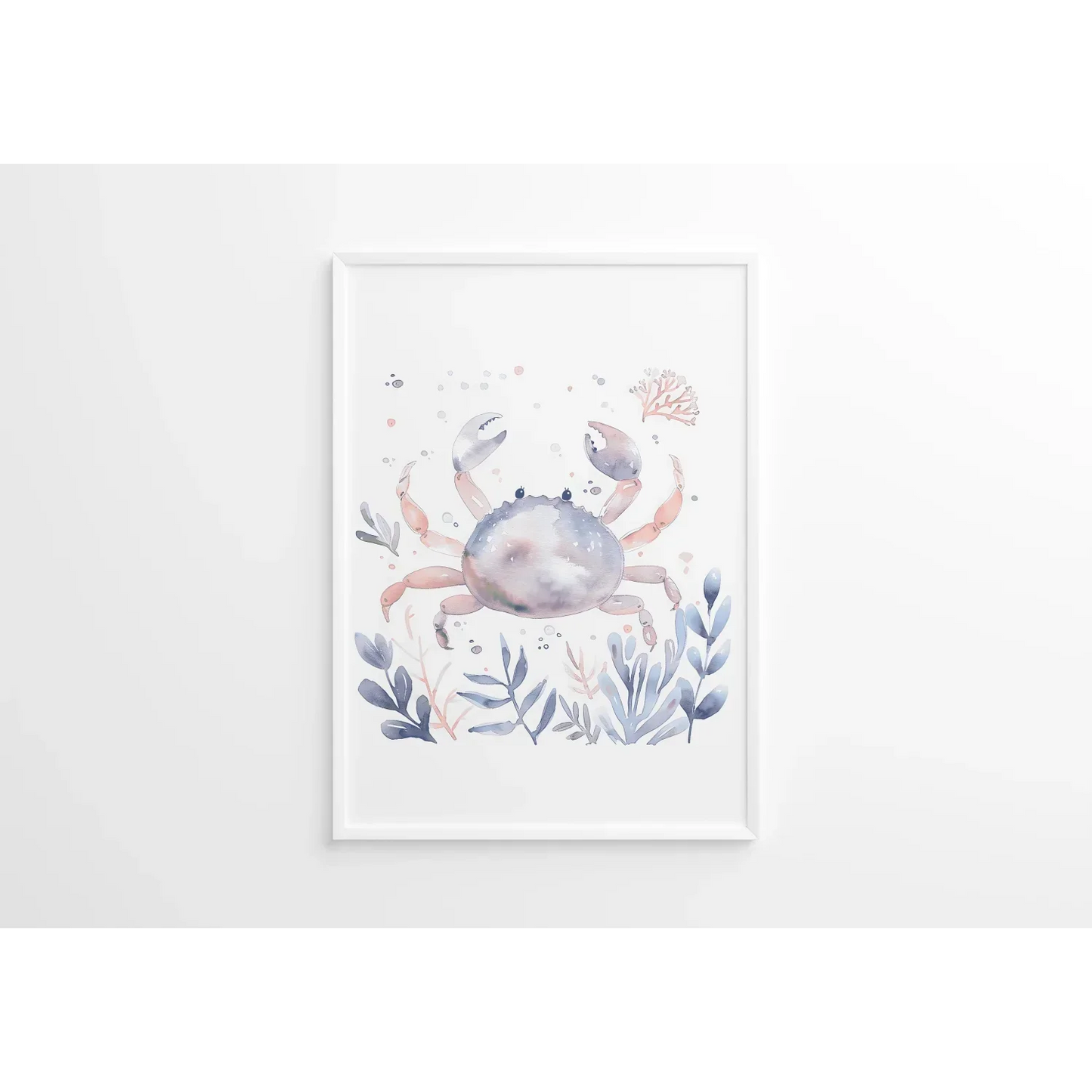 Blue Crab Nursery Wall Art - Print