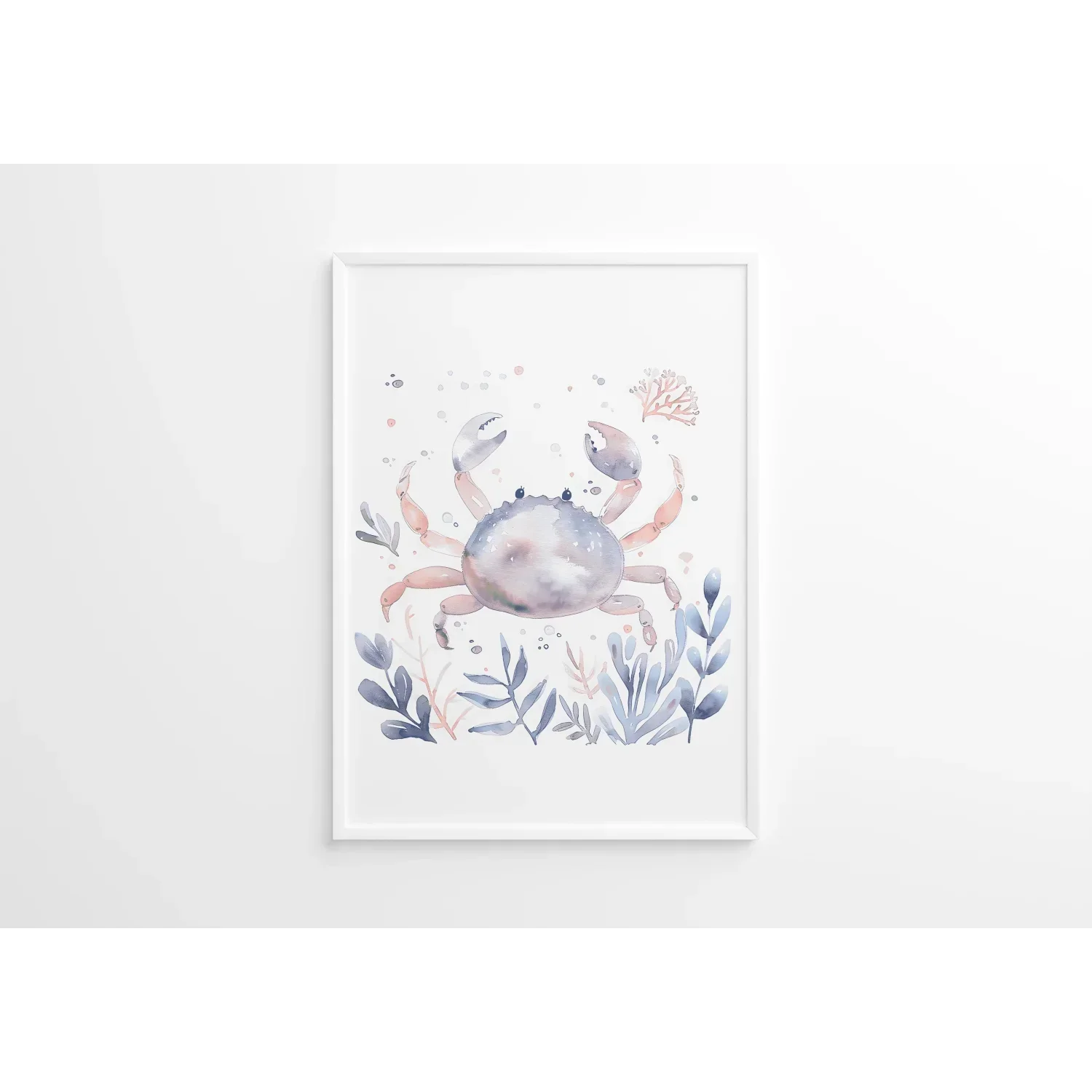 Blue Crab Nursery Wall Art - Print