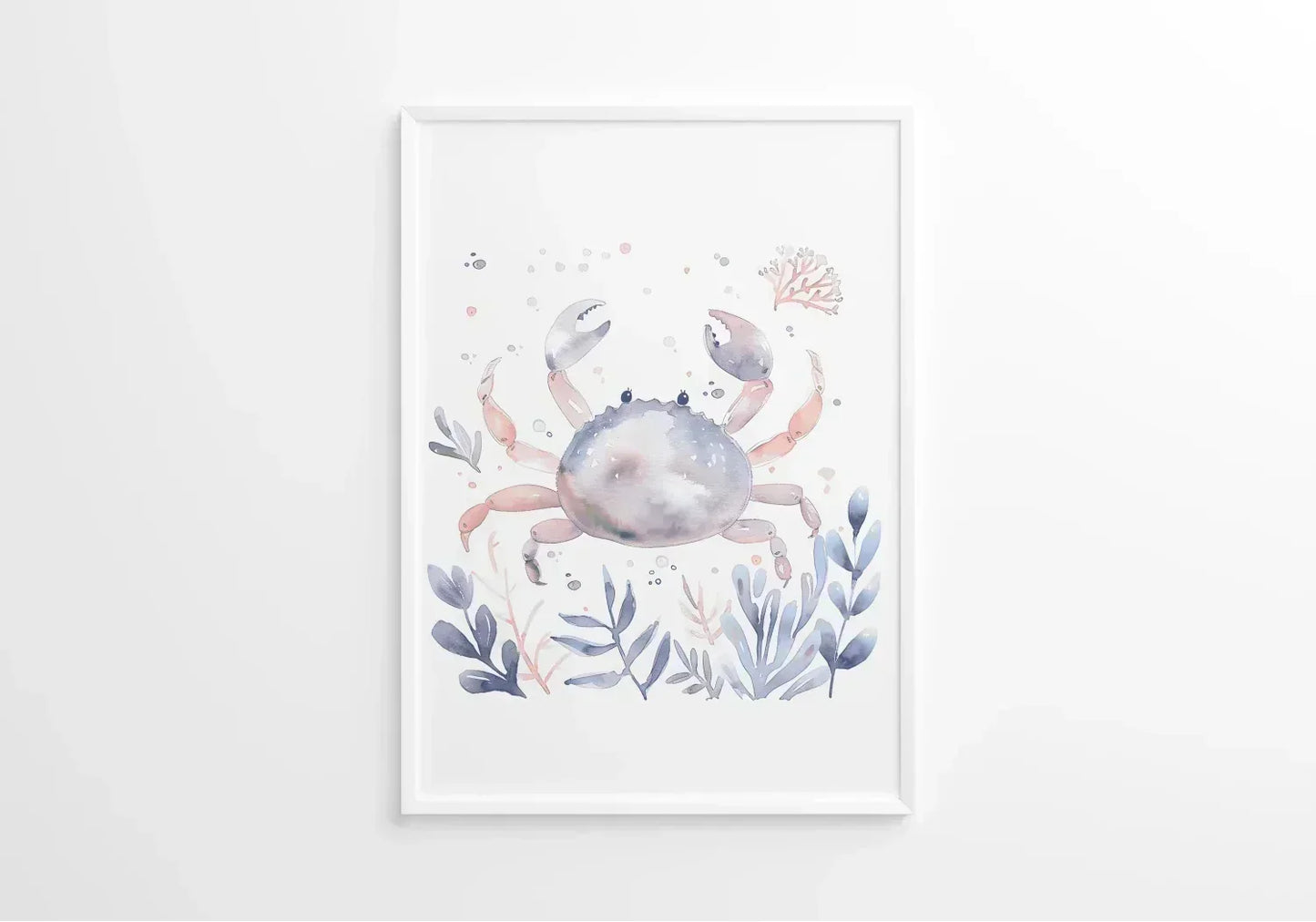 Blue Crab Nursery Wall Art - Print