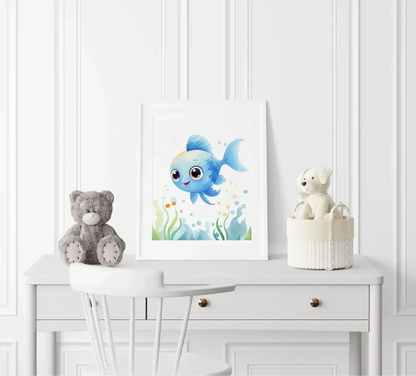 Bluey the Tang Nursery Wall Art Print - Print