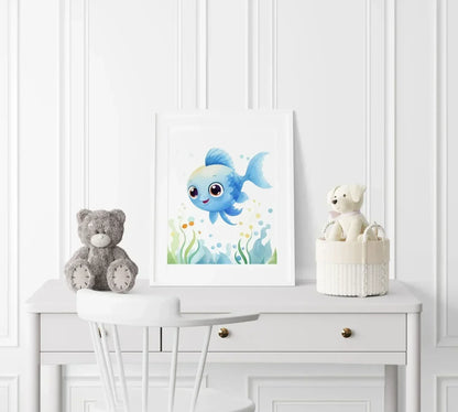 Bluey the Tang Nursery Wall Art - Print