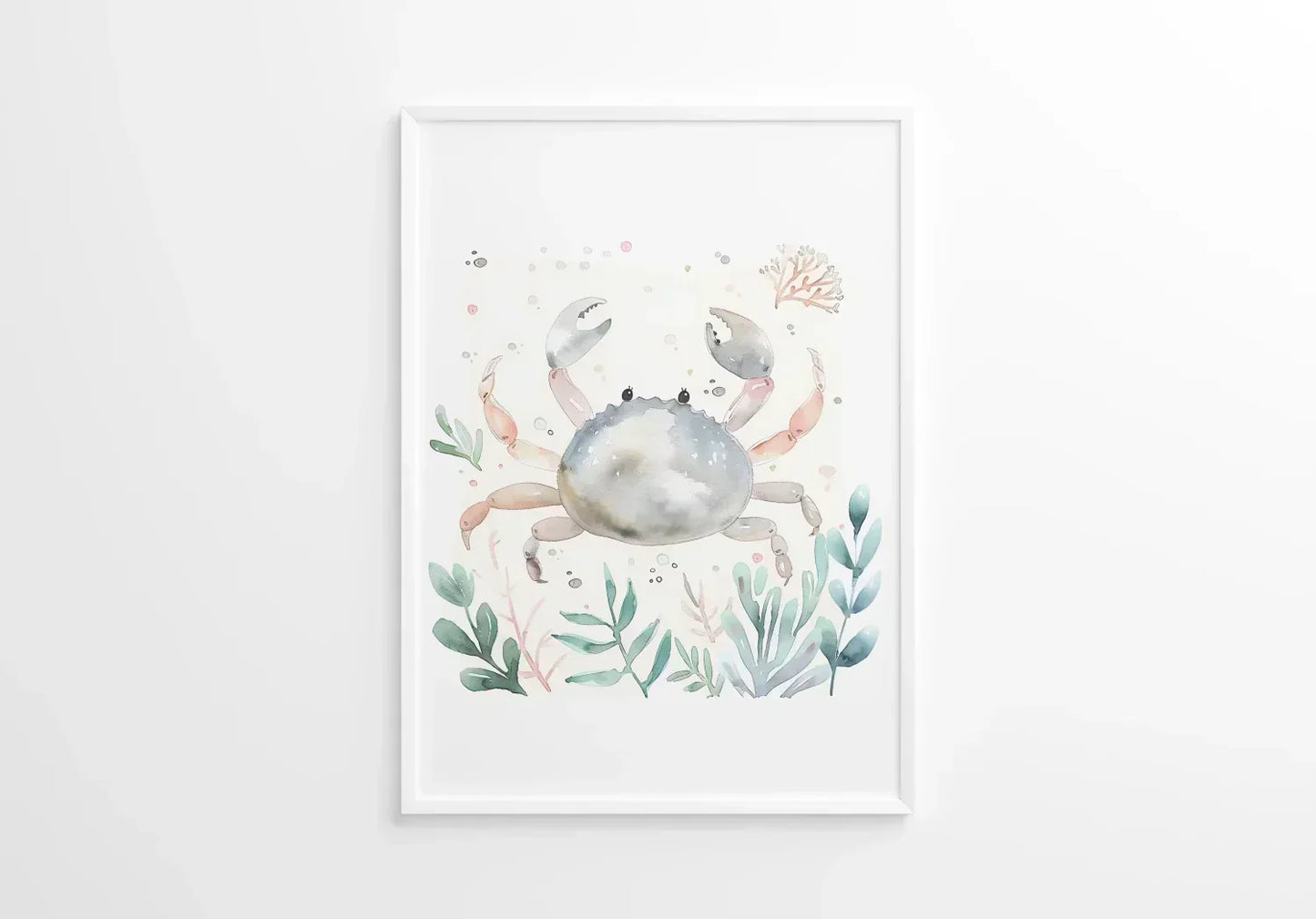 Crab Nursery Wall Art Print - Print