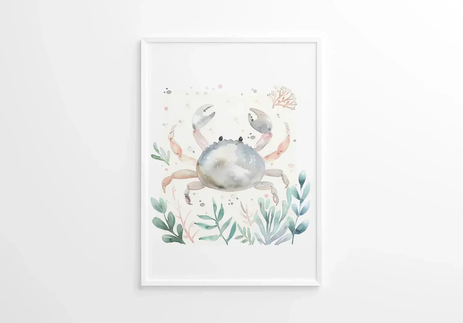 Crab Nursery Wall Art Print - Print