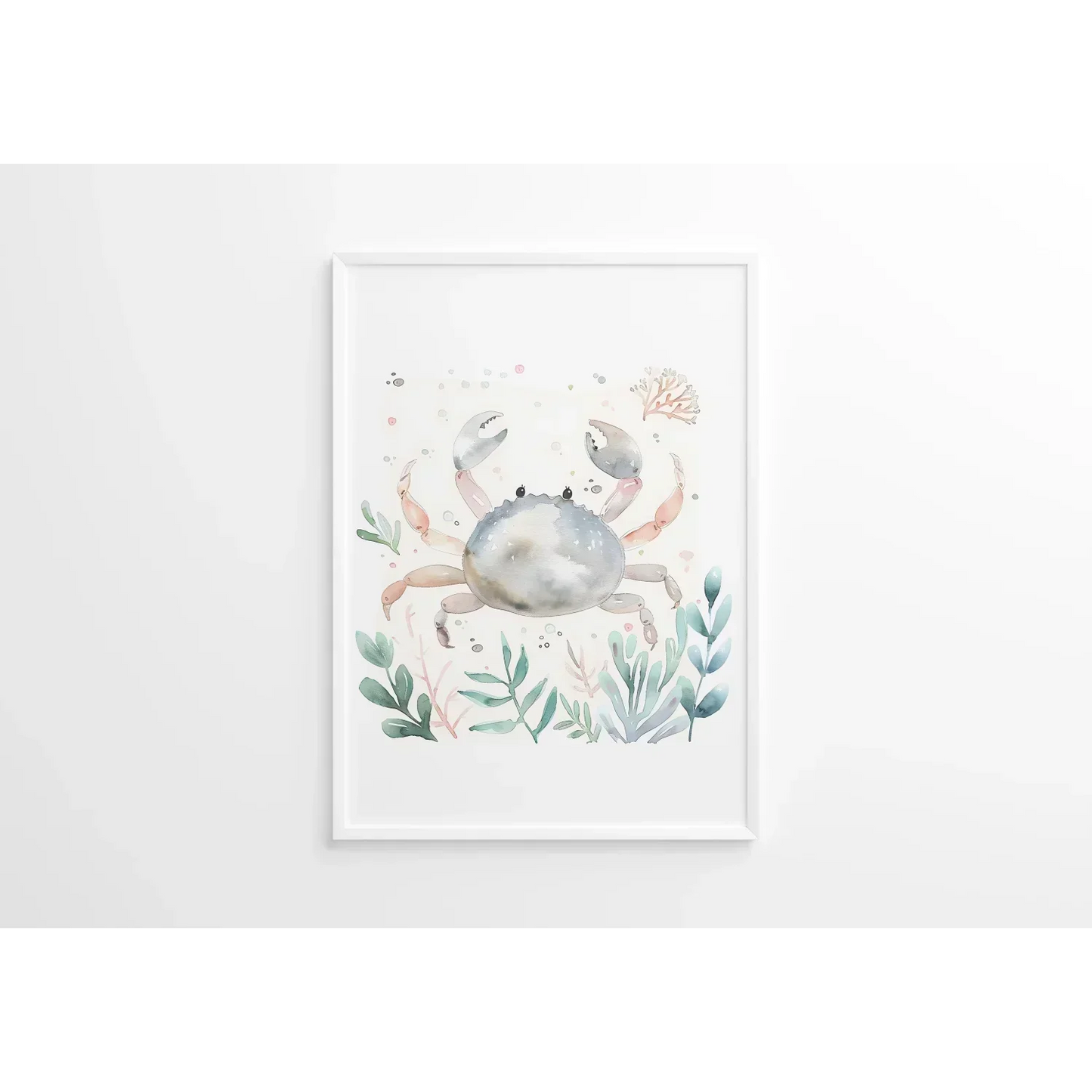 Crab Nursery Wall Art - Print