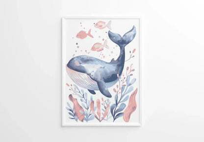 Nautical Nibbles Nursery Wall Art Print - Print