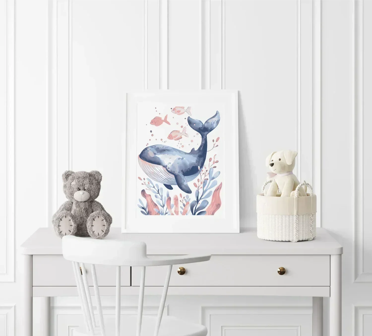 Nautical Nibbles Nursery Wall Art - Print