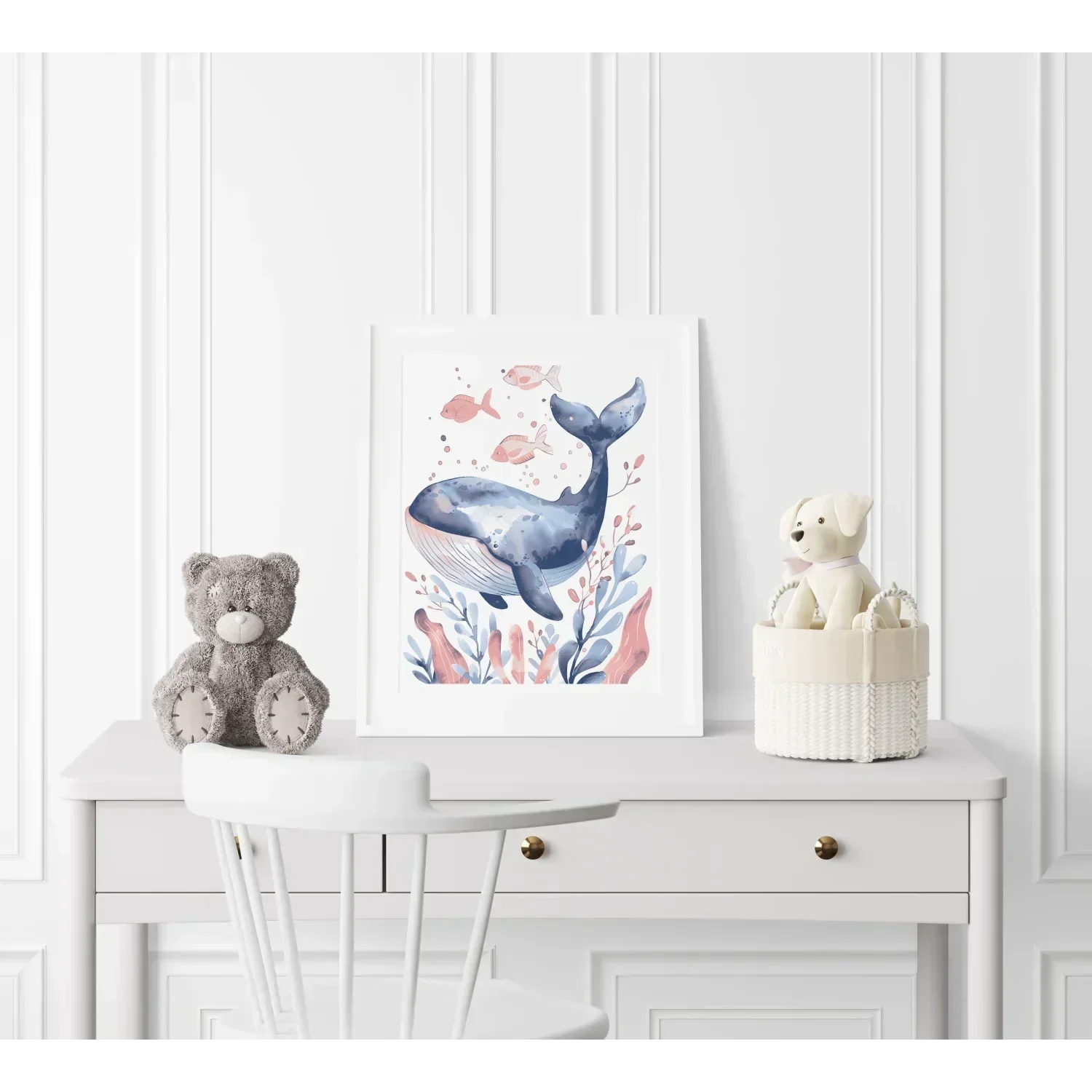 Nautical Nibbles Nursery Wall Art - Print