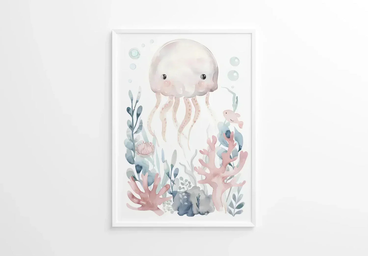 Octopus Nursery Wall Art Print - Print