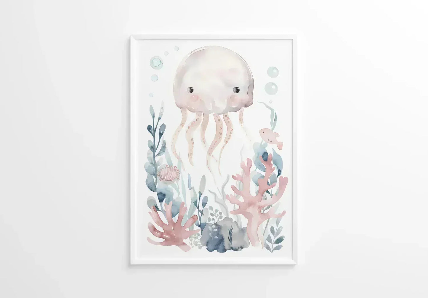 Octopus Nursery Wall Art Print - Print