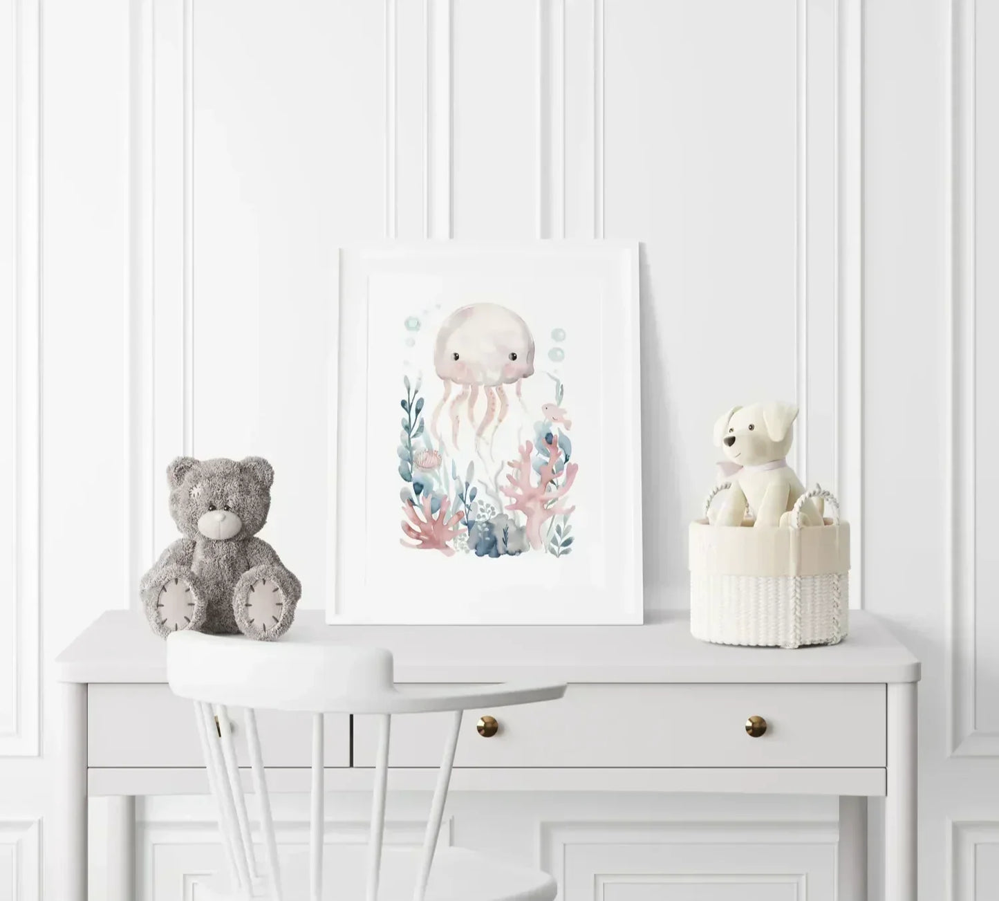 Octopus Nursery Wall Art Print - Print