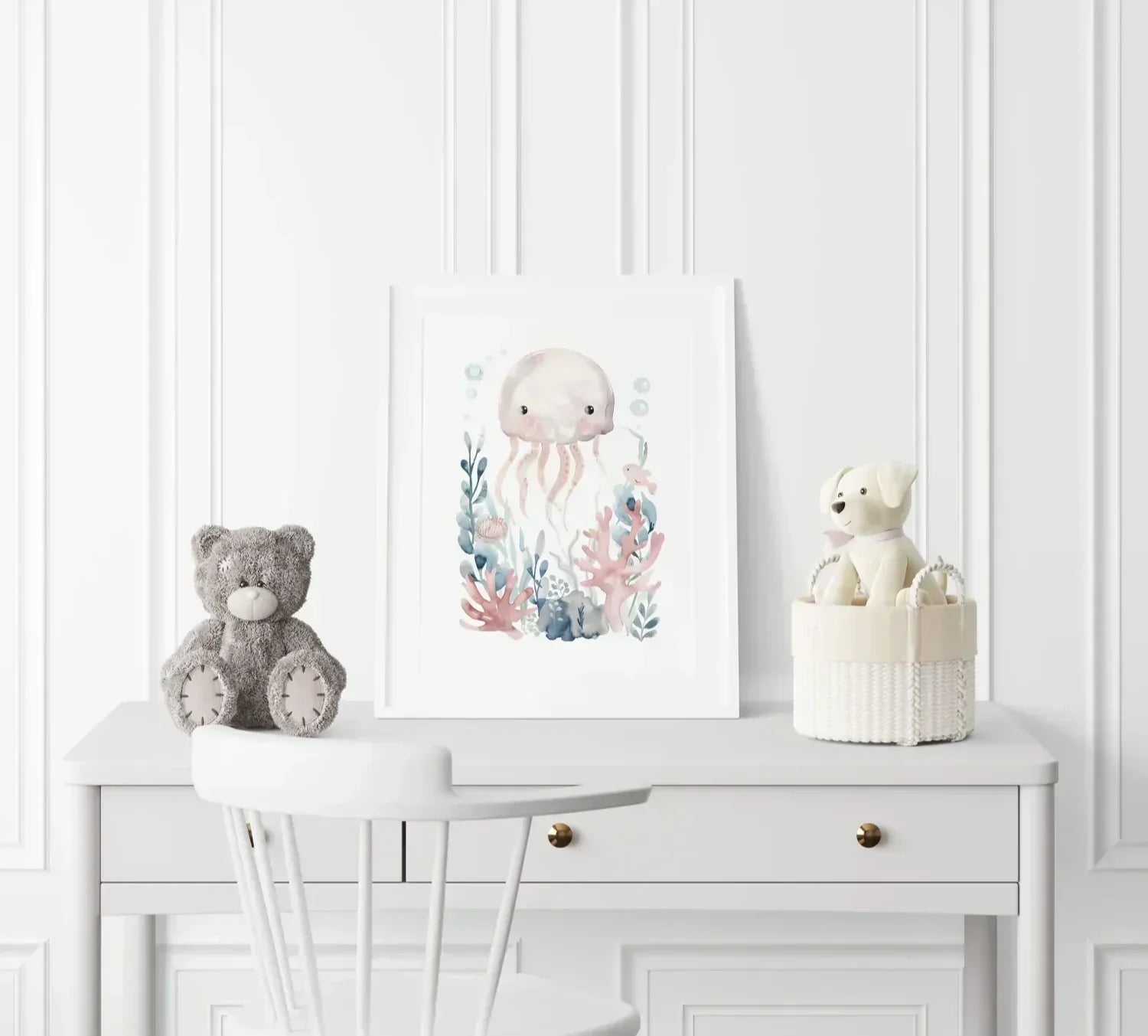 Octopus Nursery Wall Art Print - Print