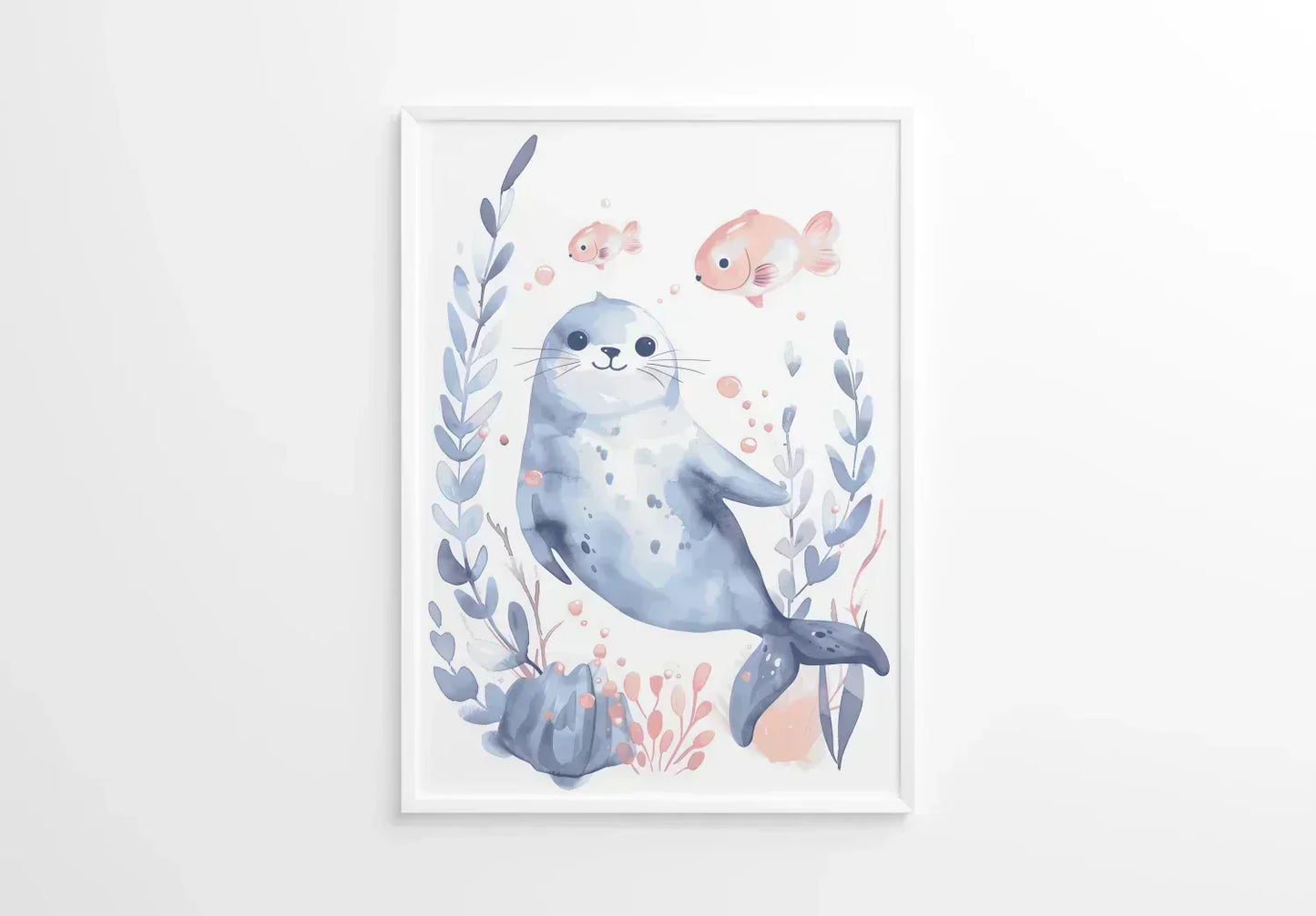 Seal Nursery Wall Art Print - Print