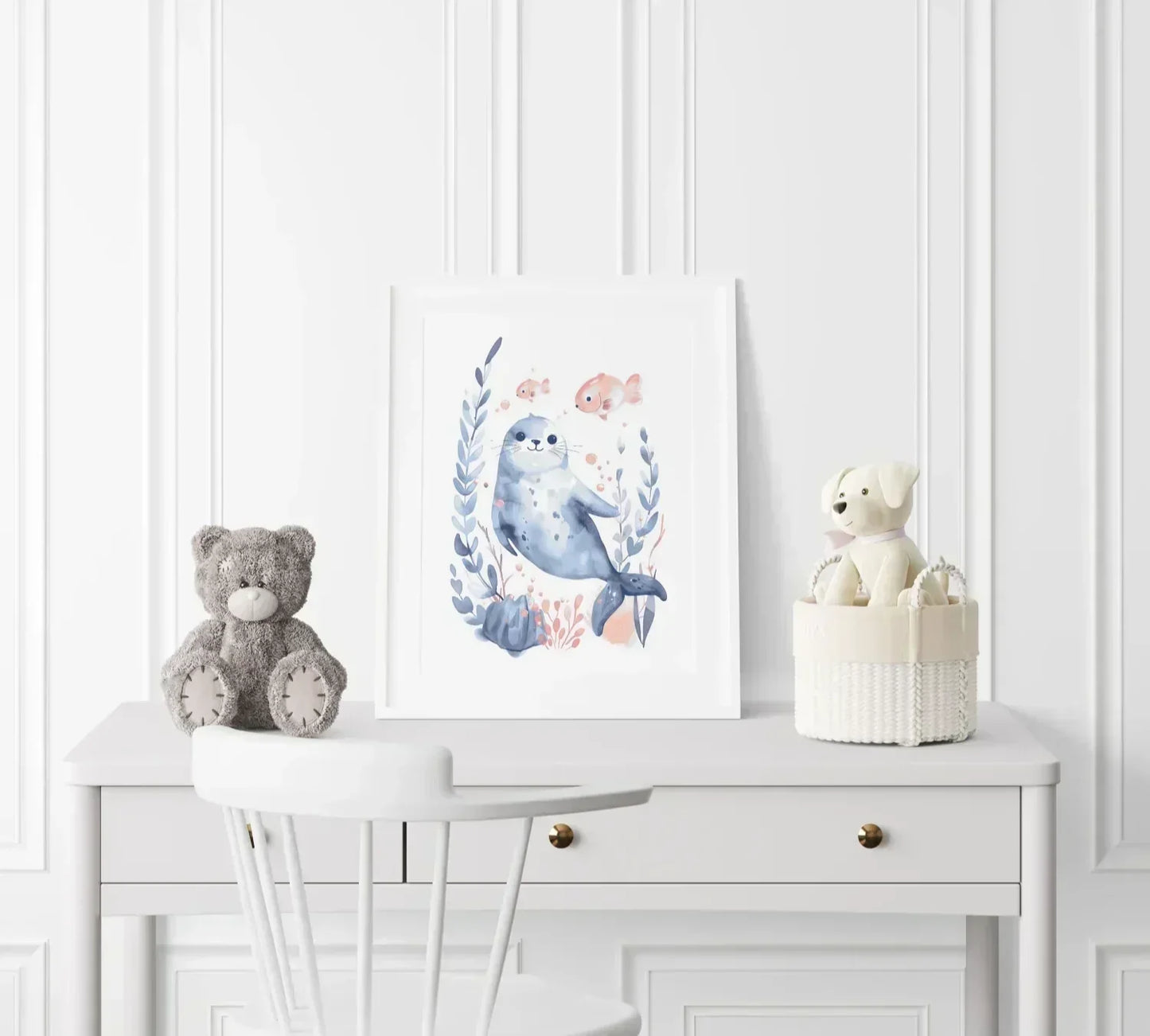 Seal Nursery Wall Art Print - Print