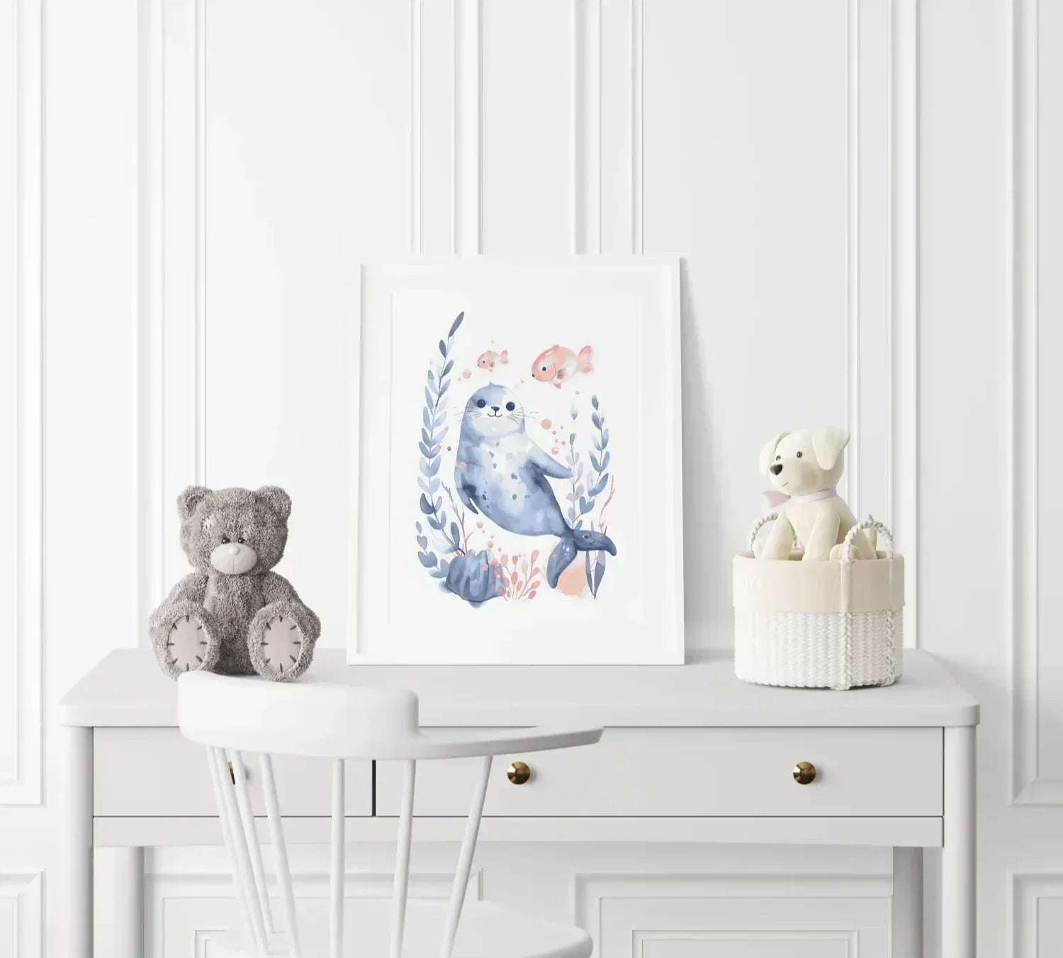 Seal Nursery Wall Art Print - Print