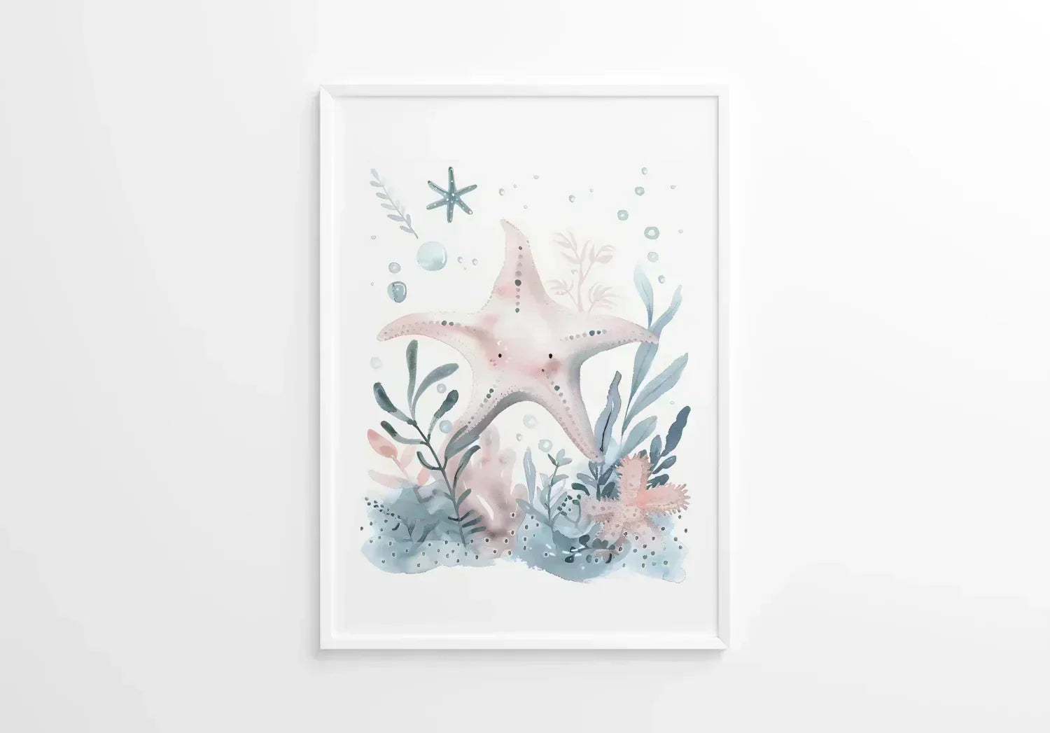 Starfish Nursery Wall Art - Print
