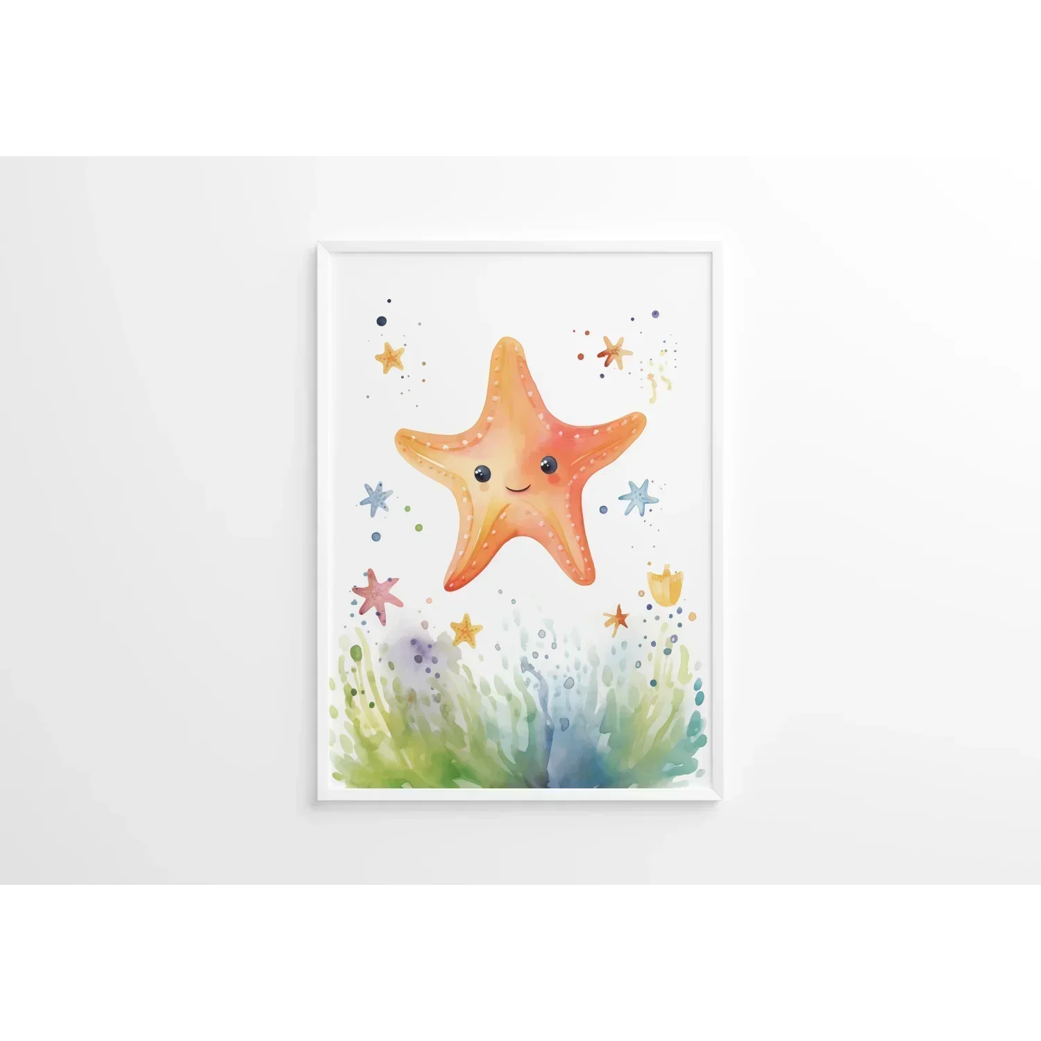 Sunny the Starfish Nursery Wall Art Print - Print