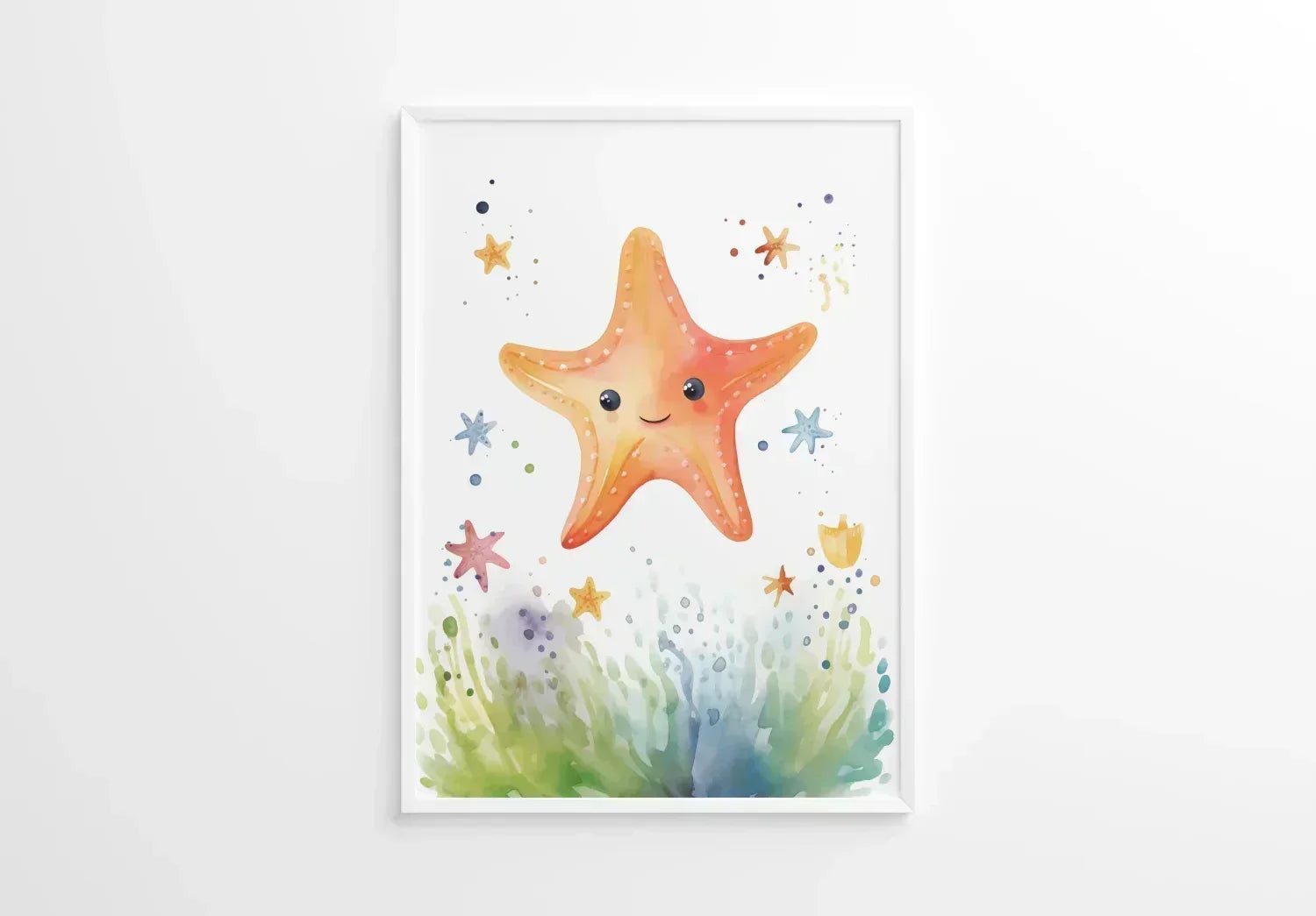 Sunny the Starfish Nursery Wall Art - Print
