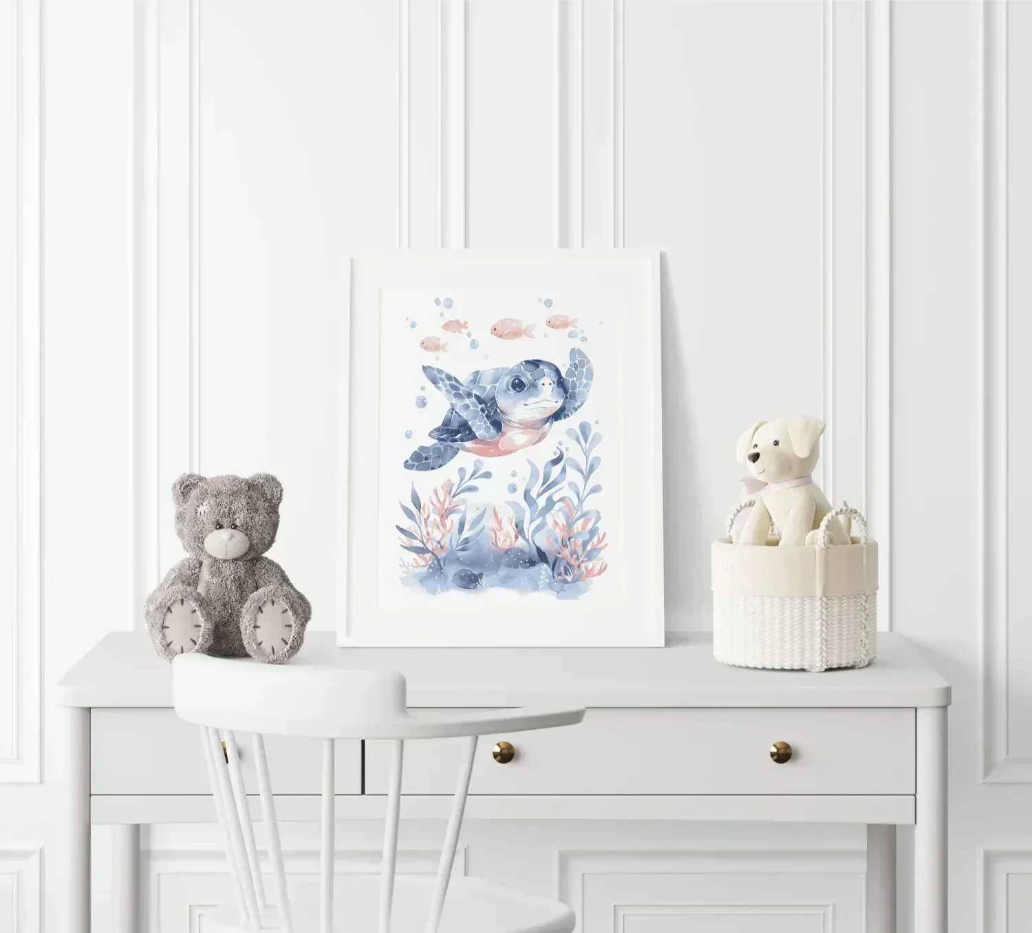 Turtle Nursery Wall Art - Print