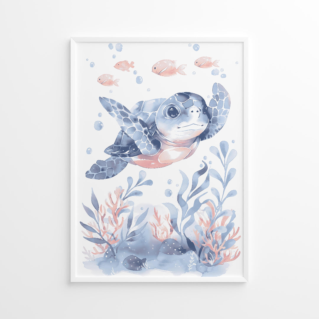 Décoration murale de chambre d'enfant Tortue