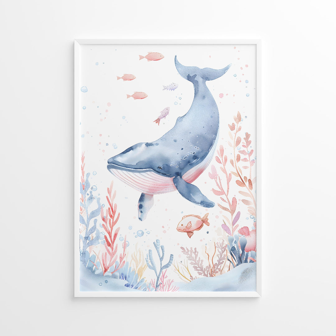 whale in magical underworld
