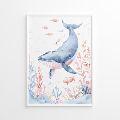 whale in magical underworld